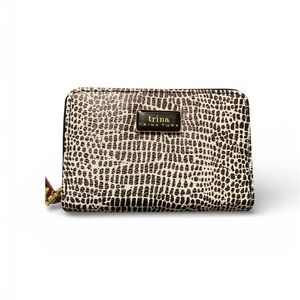 Trina Turk Textured Black and Cream Wallet (2 available for purchase)